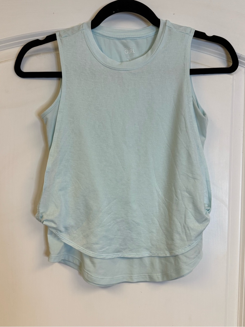 Athleta Girl Doubles Tank Size M 8-10 Calypso Mint Layered Athletic Top